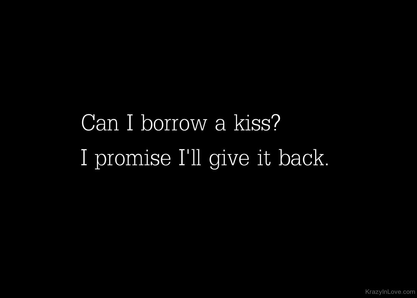 Kiss promise