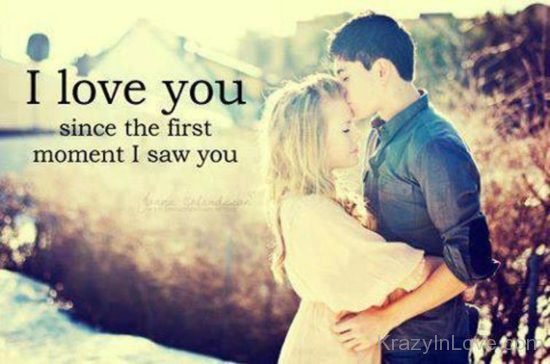 The First Moment I Saw You