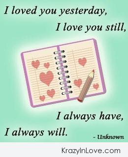 I Always love you