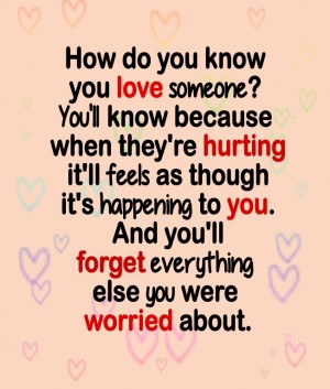 You Love someone?