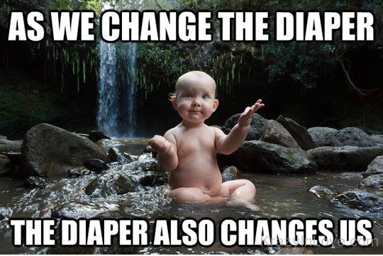 As We Change The Diaper