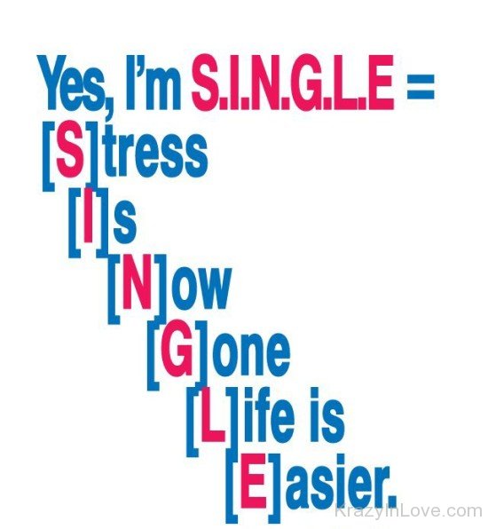 Yes I Am Single 