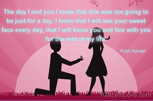 The Day I Met you Quotes