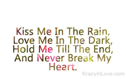 Kiss Me In The Rain