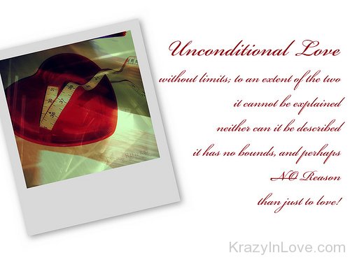 Unconditional Love Without Limits