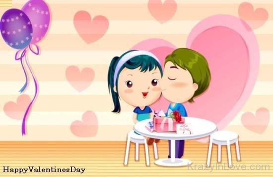 Happy Valentines Day Sweet Couple Image