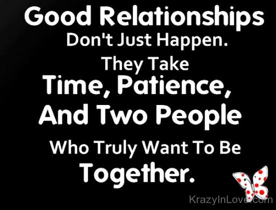 Good  Relationships Quotes