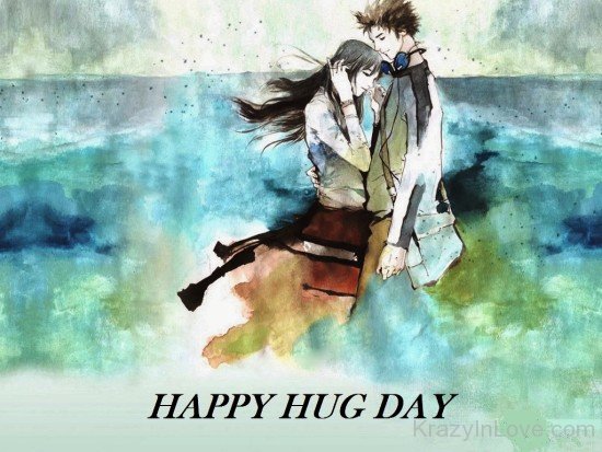 Happy Hug Day Painting-kjh608