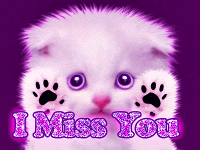 I Miss You Cat Graphic Image-umt707