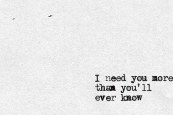 I Need You More Than You'll Ever Know-vxz411