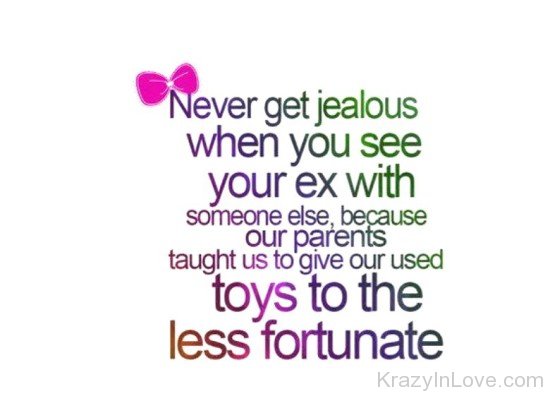 Never Get Jealous