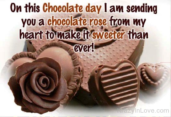 On This Chocolate Day I Am Sending You A Chocolate-tik20