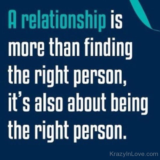 The Right Person