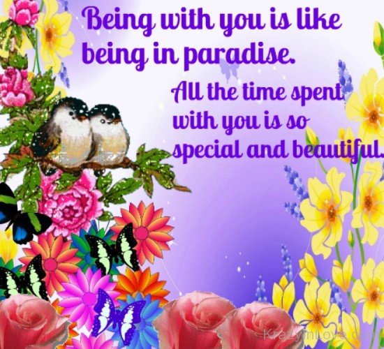 Being With You Is Like Being In Paradise-vf401