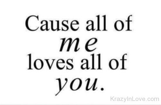 Cause All Of Me-fd302