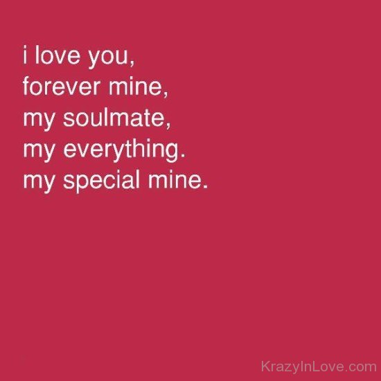 I Love You,Forever Mine-tr510
