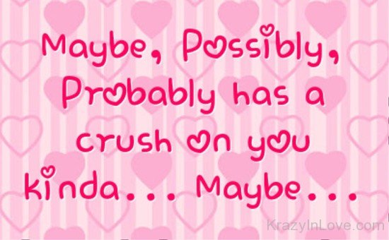 Maybe,Possibly And Probably Has A Crush On You-tr529