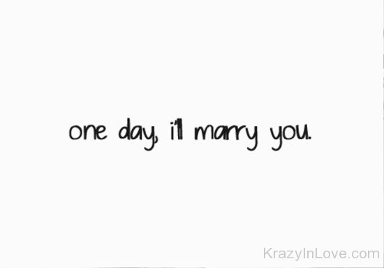 One Day I'll Marry You-ry617