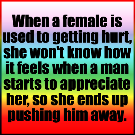 When A Female Is Used To Getting Hurt-yt530