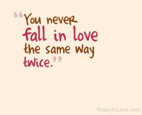 You Never Fall In Love-kj846