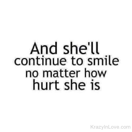 And She'll Continue To Smile-tb601