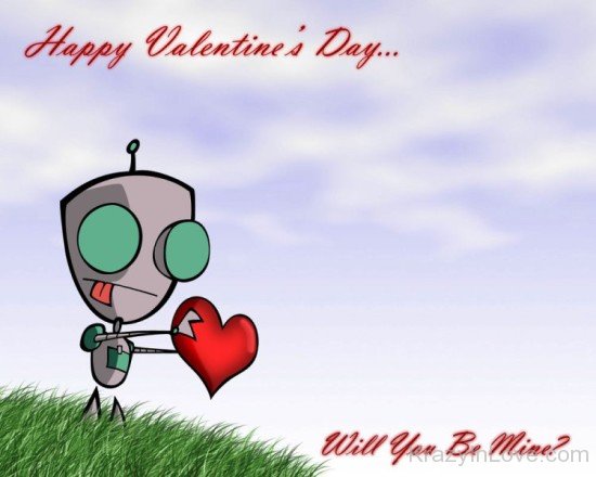 Happy Valentine's Day Will You Be Mine-rh410