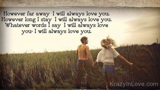 However Far Away I Will Always Love You-jm807