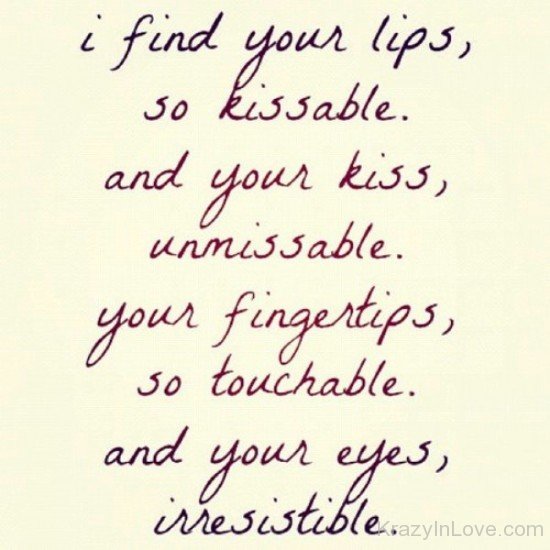 I Find Your Lips-dv514