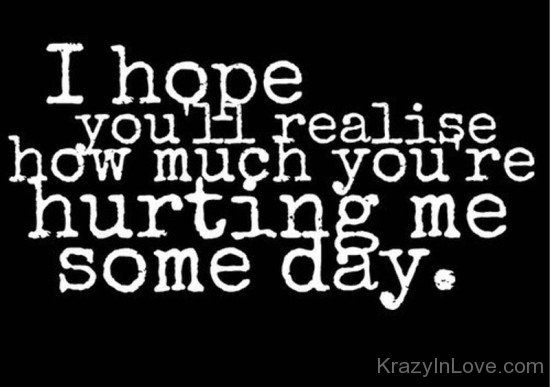 I Hope You'll Realise-ed114