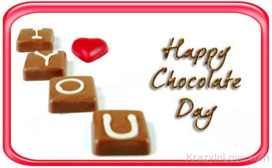 I Love You Happy Chocolate Day-gy618