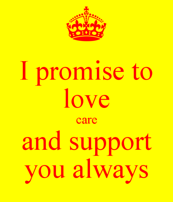 I Promise To Love,Care And Support-qw309