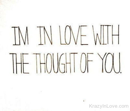 I'm In Love With The Thought Of You-yn909