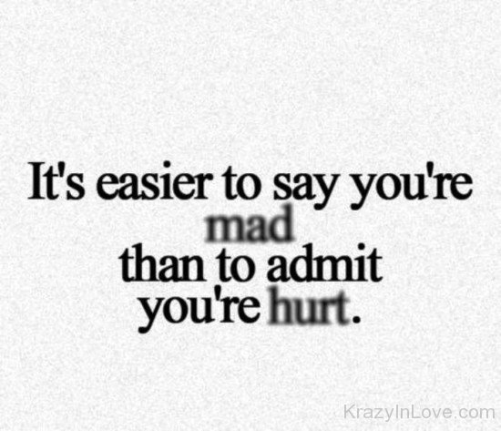 It's Easier To Say You're Mad-tb613