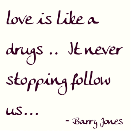 love is like a drug meaning
