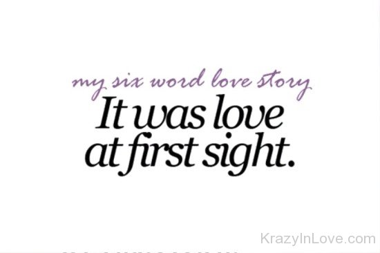 My Six Word Love Story-DG515