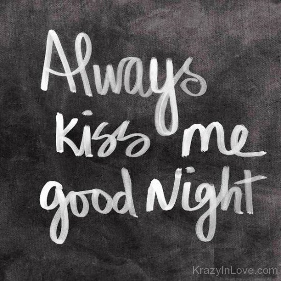 Always Kiss Me Good Night-rvc401