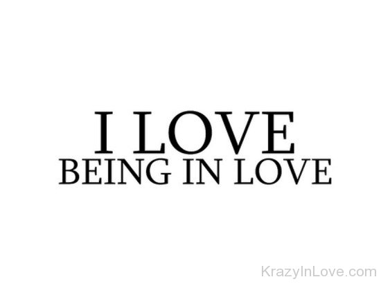 I Love Being In Love-tvc329