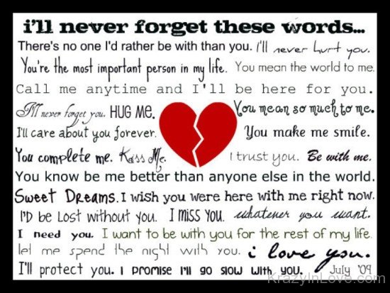 I'll Never Forget These Words-tws225