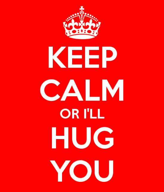 Keep Calm Or I'll Hug You-wbu635