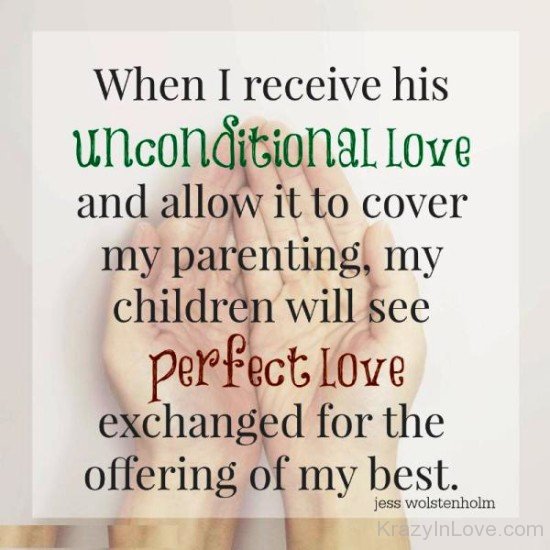 When I Receive His Unconditional Love-tmu725