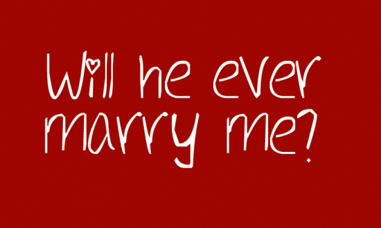 Will He Ever Marry Me-yvb528