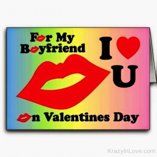 For My Boyfriend I Love You And Valentines Day-edc411