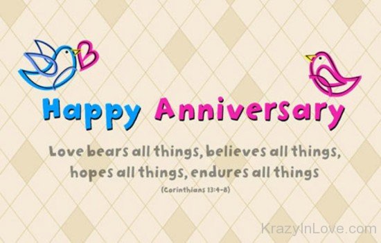 Happy Anniversary Love Bears All Things-rvt514