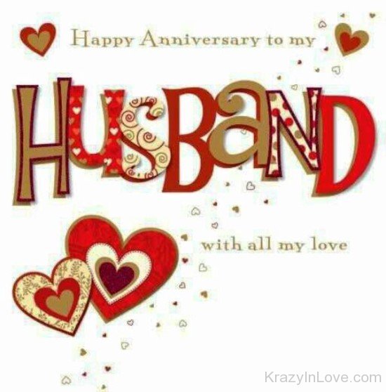 Happy Anniversary To My Husband-rvt518