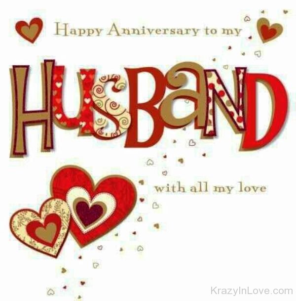 Happy Anniversary To My Husband Rvt518 