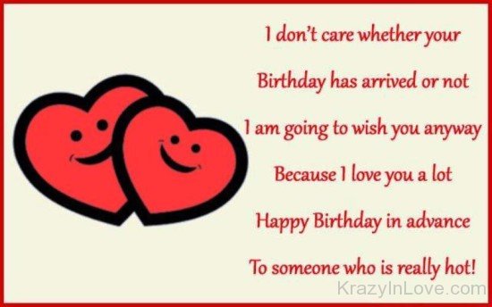 I Don't Care Whether Your Birthday Has-avb630