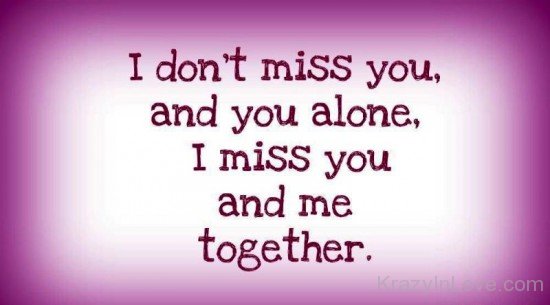 I Miss You And Me Together-pol9023