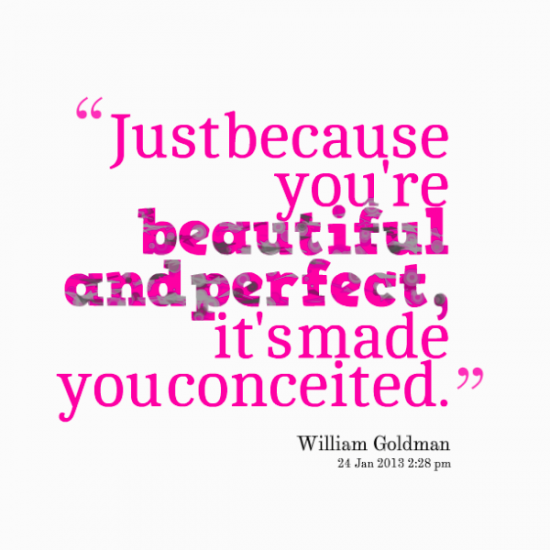 Just Because You Are Beautiful And Perfect-ybe2031