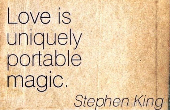 Love Is Uniquely Portable Magic-loc613