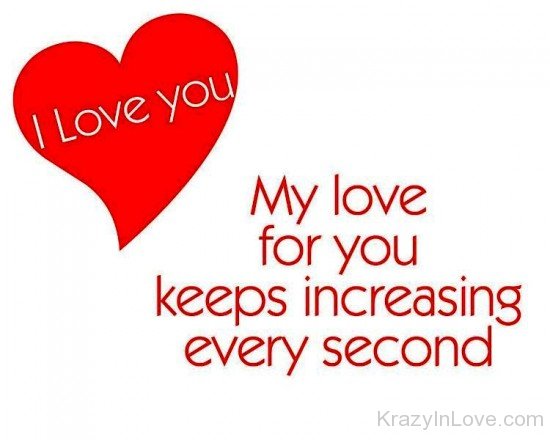 My Love For You Keeps Increasing-YTE318